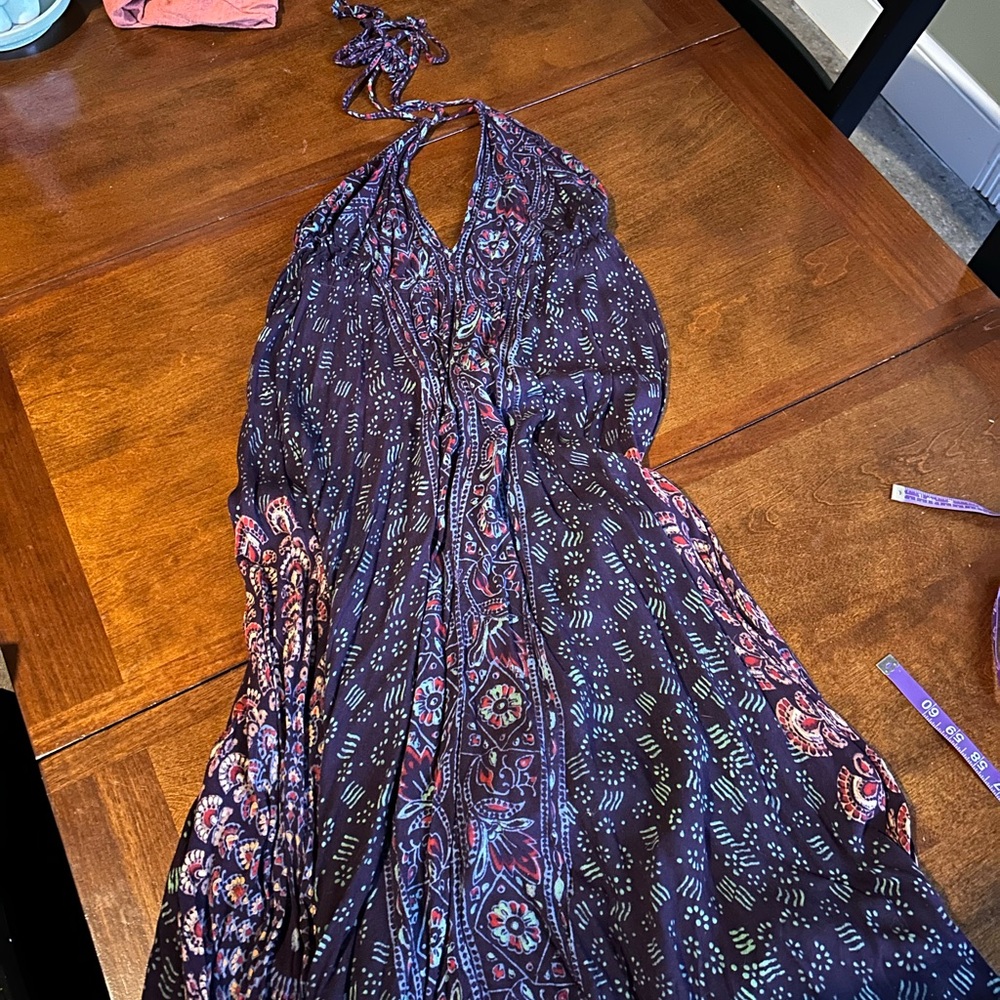 Whimsical, bohemian halter dress